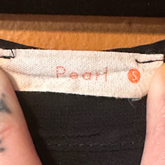 black sheer sequined tunic - Picture 4 of 4